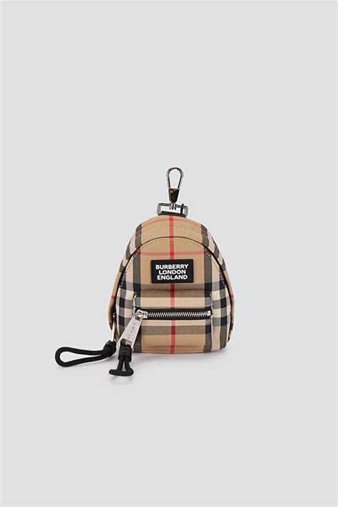 burberry backpack charm|burberry lanyard.